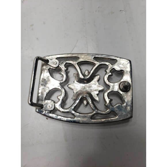 Lot Of 3 Vintage Oklahoma City Guess Y2K Chunky Big Two Tone Western Belt Buckle - Picture 11 of 16